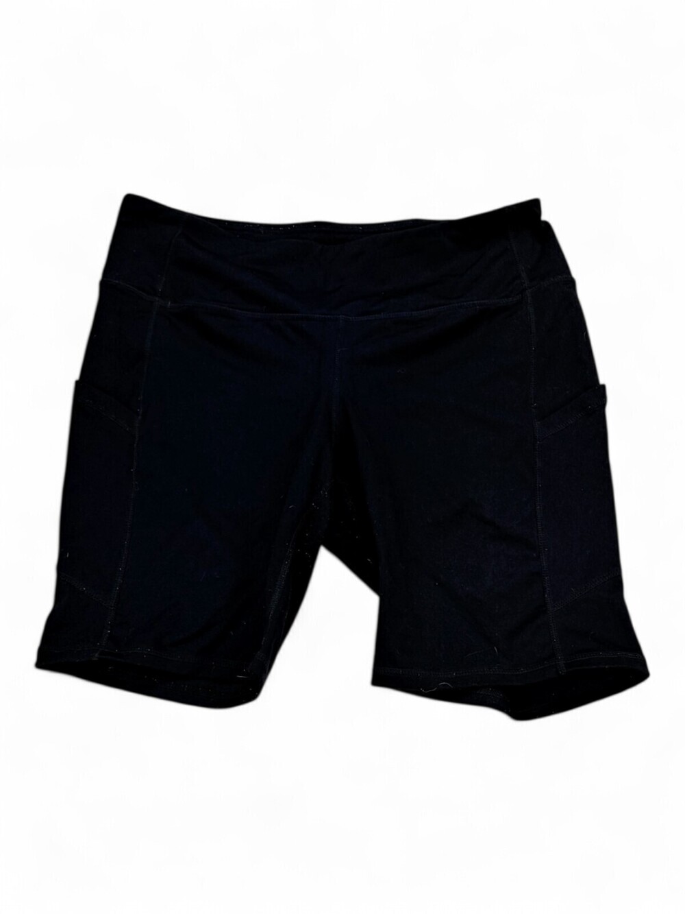 Torrid Black Bike Shorts 1X | High-Rise Athletic w/ Pockets
